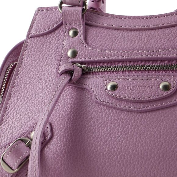 Balenciaga Neo Classic City Bag Leather Mini Purple - Picture 8 of 9